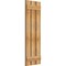 Ekena Millwork Spaced Board-n-Batten Shutters, Rough Sawn Western Red Cedar, 17 1/8W x 51H, PR RBS06S17X051RWR - alternate 4
